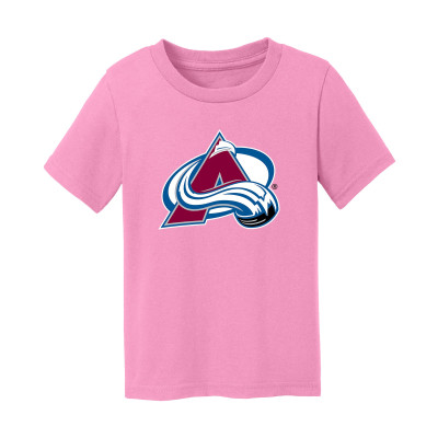 Малышам Colorado Avalanche Chad & Jake Light Pink Primary Logo T-Shirt