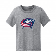 Малышам Columbus Blue Jackets Chad & Jake Heather Gray Primary Logo T-Shirt