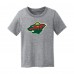 Малышам Minnesota Wild Chad & Jake Heather Gray Primary Logo T-Shirt