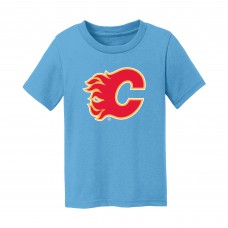 Малышам Calgary Flames Chad & Jake Light Blue Primary Logo T-Shirt