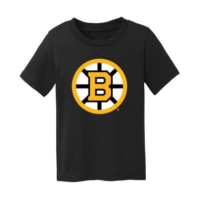 Малышам Boston Bruins Chad & Jake Black Primary Logo T-Shirt