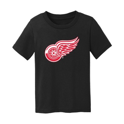 Малышам Detroit Red Wings Chad & Jake Black Primary Logo T-Shirt