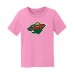 Малышам Minnesota Wild Chad & Jake Light Pink Primary Logo T-Shirt