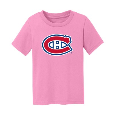 Малышам Montreal Canadiens Chad & Jake Light Pink Primary Logo T-Shirt