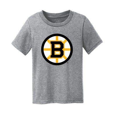 Малышам Boston Bruins Chad & Jake Heather Gray Primary Logo T-Shirt