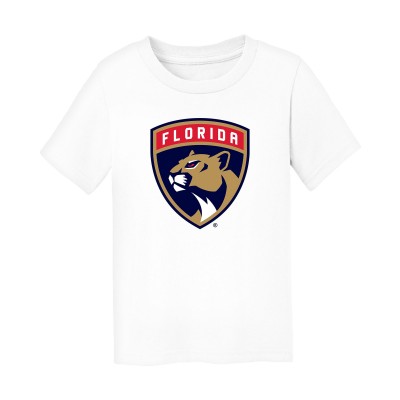 Малышам Florida Panthers Chad & Jake White Primary Logo T-Shirt