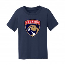 Малышам Florida Panthers Chad & Jake Navy Primary Logo T-Shirt