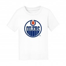 Малышам Edmonton Oilers Chad & Jake White Primary Logo T-Shirt