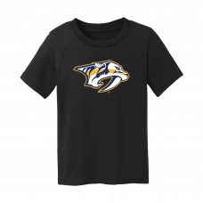 Малышам Nashville Predators Chad & Jake Black Primary Logo T-Shirt