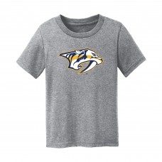 Малышам Nashville Predators Chad & Jake Heather Gray Primary Logo T-Shirt