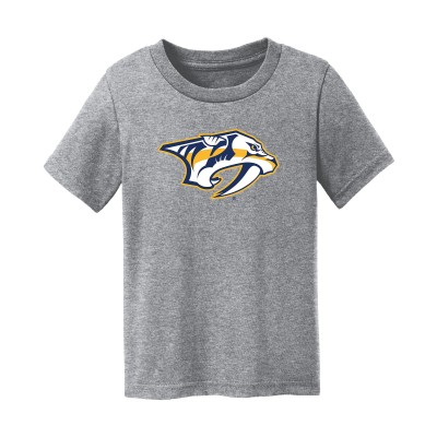 Малышам Nashville Predators Chad & Jake Heather Gray Primary Logo T-Shirt
