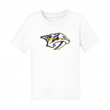Малышам Nashville Predators Chad & Jake White Primary Logo T-Shirt