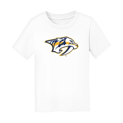 Малышам Nashville Predators Chad & Jake White Primary Logo T-Shirt