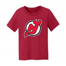 Малышам New Jersey Devils Chad & Jake Red Primary Logo T-Shirt