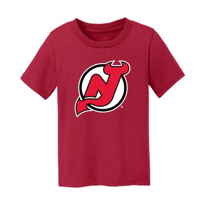Малышам New Jersey Devils Chad & Jake Red Primary Logo T-Shirt