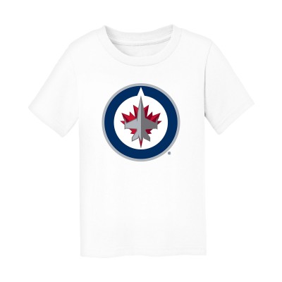 Малышам Winnipeg Jets Chad & Jake White Primary Logo T-Shirt