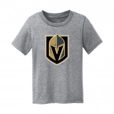 Малышам Vegas Golden Knights Chad & Jake Heather Gray Primary Logo T-Shirt