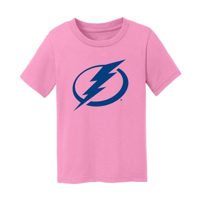 Малышам Tampa Bay Lightning Chad & Jake Light Pink Primary Logo T-Shirt