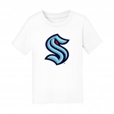 Малышам Seattle Kraken Chad & Jake White Primary Logo T-Shirt