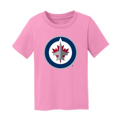 Малышам Winnipeg Jets Chad & Jake Light Pink Primary Logo T-Shirt