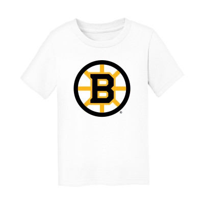 Toddler Boston Bruins Chad & Jake White Primary Logo T-Shirt