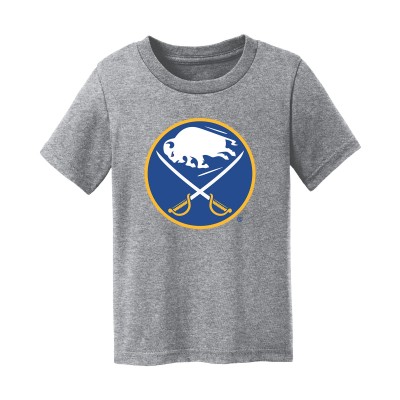 Toddler Buffalo Sabres Chad & Jake Heather Gray Primary Logo T-Shirt