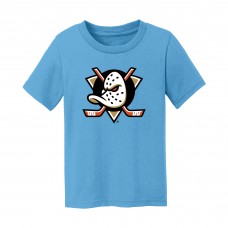 Toddler Anaheim Ducks Chad & Jake Light Blue Primary Logo T-Shirt