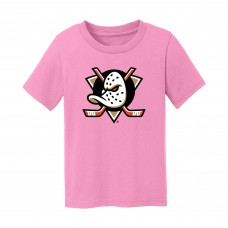Toddler Anaheim Ducks Chad & Jake Light Pink Primary Logo T-Shirt