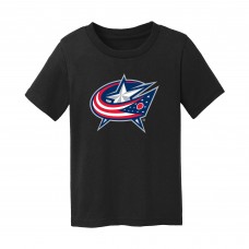 Toddler Columbus Blue Jackets Chad & Jake Black Primary Logo T-Shirt