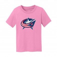 Toddler Columbus Blue Jackets Chad & Jake Light Pink Primary Logo T-Shirt