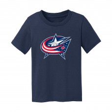 Toddler Columbus Blue Jackets Chad & Jake Navy Primary Logo T-Shirt