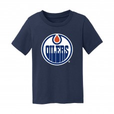 Toddler Edmonton Oilers Chad & Jake Navy Primary Logo T-Shirt
