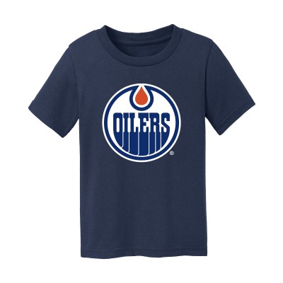 Toddler Edmonton Oilers Chad & Jake Navy Primary Logo T-Shirt