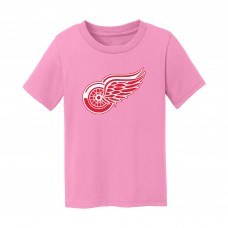 Toddler Detroit Red Wings Chad & Jake Light Pink Primary Logo T-Shirt