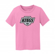 Toddler Los Angeles Kings Chad & Jake Light Pink Primary Logo T-Shirt