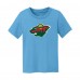Toddler Minnesota Wild Chad & Jake Light Blue Primary Logo T-Shirt
