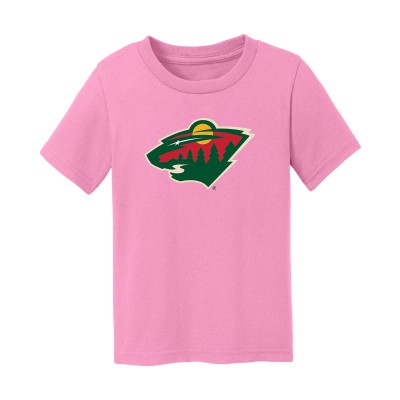 Toddler Minnesota Wild Chad & Jake Light Pink Primary Logo T-Shirt