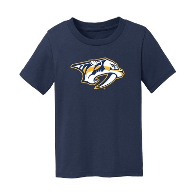 Toddler Nashville Predators Chad & Jake Navy Primary Logo T-Shirt