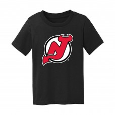 Toddler New Jersey Devils Chad & Jake Black Primary Logo T-Shirt
