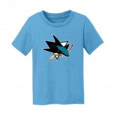 Toddler San Jose Sharks Chad & Jake Light Blue Primary Logo T-Shirt
