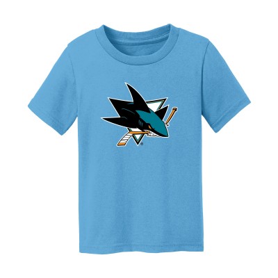 Toddler San Jose Sharks Chad & Jake Light Blue Primary Logo T-Shirt
