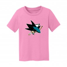Toddler San Jose Sharks Chad & Jake Light Pink Primary Logo T-Shirt