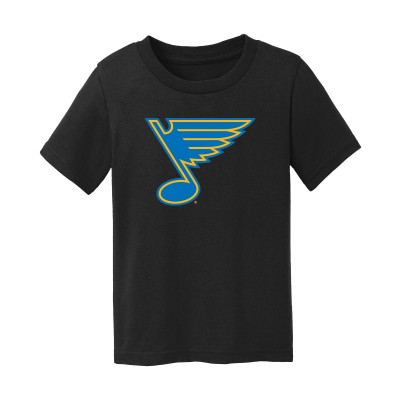 Toddler St. Louis Blues Chad & Jake Black Primary Logo T-Shirt