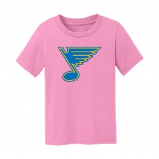 Toddler St. Louis Blues Chad & Jake Light Pink Primary Logo T-Shirt