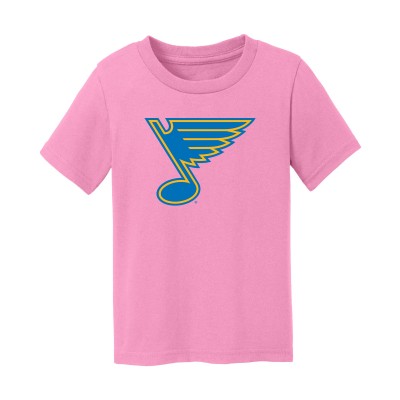 Toddler St. Louis Blues Chad & Jake Light Pink Primary Logo T-Shirt