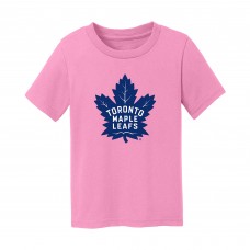 Toddler Toronto Maple Leafs Chad & Jake Light Pink Primary Logo T-Shirt