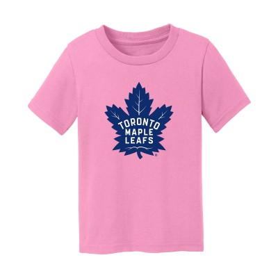 Toddler Toronto Maple Leafs Chad & Jake Light Pink Primary Logo T-Shirt