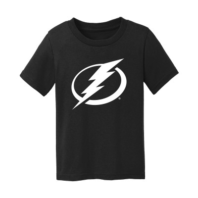 Toddler Tampa Bay Lightning Chad & Jake Black Primary Logo T-Shirt