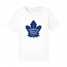 Toddler Toronto Maple Leafs Chad & Jake White Primary Logo T-Shirt