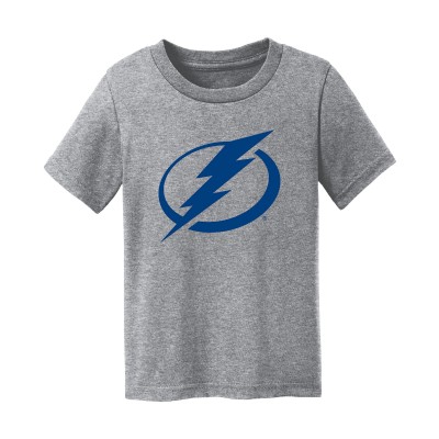 Toddler Tampa Bay Lightning Chad & Jake Heather Gray Primary Logo T-Shirt